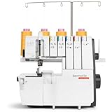 Bernette B48 Funlock Serger Coverstitch Overlock Machine | Heavy Duty Sewing Quilting Performance for Beginners and Professionals | 23 Stitches LED Light 1300 SPM Easy Threading Knife Control