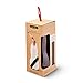Black+Blum Eau Good Charcoal Filter Water Bottle, Red