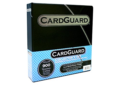 CardGuard Premium 3-Ring 3" Card Binder Including 100 Starter Series 9-Pocket Pages