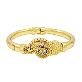 Banithani Traditional Indian 18K Goldplated Kada Bracelet Bangle Jewelry Gift For Her 2*6