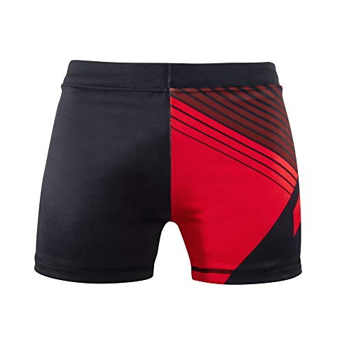 Bad Boy Hyperflow Polyester Competition MMA Mixed Martial Arts Vale Tudo Shorts (Red - Large)