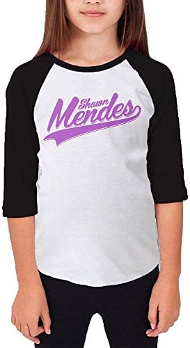 Gary Teenager Girl Shawn Mendes 3/4 Sleeve Raglan T-shirt Black XL