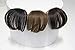 HAIQUAN Fringe Hair Bang Extensions Human Hair Flat Bangs Hand Tied Bang Fashion Clip in Hair Extension Dark Brown