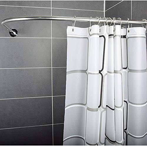 Ljha Shower Curtain Rod Stainless Steel Extendable Telescopic