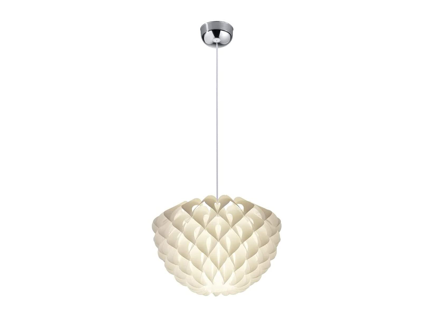 Reality Leuchten Pendant lamp, Metal, White