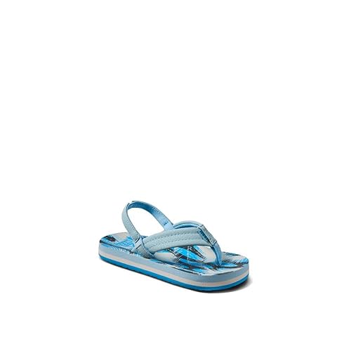 REEF Kids Boys Sandals, Little Ahi, Surf Palms, 4 - Amazon deal for $10.10