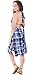 MESMER Backless Beach Dress Summer Party Midi Sundress Coverup, Navy L/XL