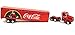 Holiday Caravan Tractor Trailer with LED lights, Red - Motorcity Classics 443012 - 1/43 Scale Diecast Model Toy Car