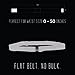 isABelt | No Show | No Bulk | Invisible | Women's Belt with Flat Locking Magnetic Clasp (2-Pack, Color: Clear)
