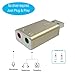 AllEasy USB Sound Card Audio Adapter USB External Stereo Sound Adapter Headphone Microphone Adapter for PC Computer - Gold