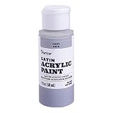 Darice 30062617 Satin Grey, 2 Ounces Acrylic Paint,