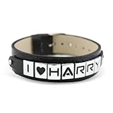 1d Crystal Slider Letter Wristband Bracelet - I Love Harry
