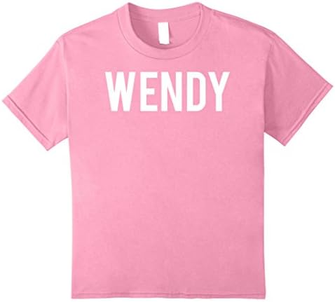 Kids Wendy T Shirt - Cool new funny name fan cheap gift tee 8 Pink