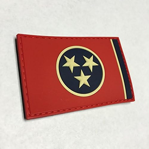 American Sheepdog Tennessee State Flag PVC Patch - Full Color Edition