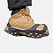 WAYPOR Ice Grips, Traction Cleats, Ice Cleat, Easy Slip On, Outdoor Durable, 10 Steel Studs, Stretchable, Prevent Slipping from Ice/Snow, Extra Studs Included in Each Package.