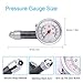 ZHSMS Valve Stem Removal Tools - 20pcs Valve Cores, 10pcs Tire Valve Caps, 4-Way Valve Tool,Tire Pressure Gauge, Single & Double Heads Valve Core Removal/Installation Tools