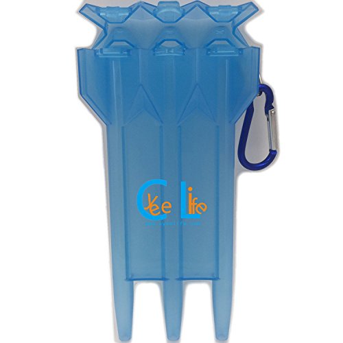 Cyeelife Sports Blue transparent tungsten darts Plastic box case