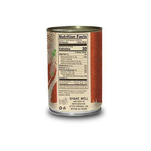 CocoGoods Co. Vietnam Single-Origin Organic Coconut Cream 13.5 oz (Pack of 6) - Gluten-free, Non-GMO, Vegan, Dairy-free
