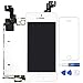 for iPhone 5S LCD Screen White – Corepair Full Assembly Display Replacement Touch Digitizer with Home Button, Front Camera, Ear Speaker, Repair Tools and Screen Protector (iPhone 5S White)