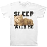 Ted Sleep With Men Men's White T-shirt