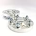 Customadeonly 5x114.3 Wheel Spacers for RSX RL CL TL Prelude CRV MDx Pilot S2000 NSX Accord Element TSx, Hubcentric 64.1mm Bore M12x1.5 Studs (20mm Thick 2pcs) Trimming Factory Stud May Be Required