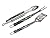 100% Stainless Steel, Tongs Fork Grill Tools
