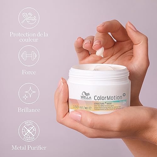 COLORMOTION+ Masque Cheveux Protecteur de Couleur - Lisse & Maintient l'Éclat jusqu'à 8 Semaines - Pour Cheveux Colorés 75ml