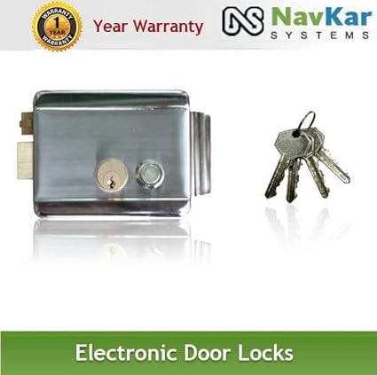 NAVKAR Electronic Door Lock with Video Door Phone Support