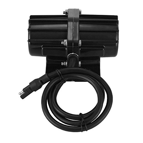 Happybuy 80LB Vibrator Motor Salt And Sand Spreader for Snow Plough 12V DC (black)
