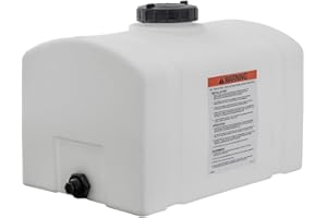 RomoTech 82123899 Polyethylene Domed Reservoir Water Tank, 26 gallon, Made In The USA Poly Tank For Water and Non-Flammable Liquids, Rust and Corrosion Proof