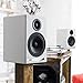 Audioengine HD6 150W Wireless Powered Bookshelf Speakers, Bluetooth aptX HD, USB 24-Bit DAC & Analog Amplifier (White)thumb 4