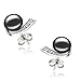Claudia Black 7-8mm AA Quality Freshwater 925 Sterling Silver Cultured Pearl Earring Pair