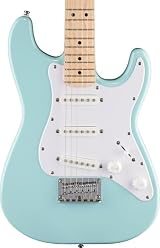 Fender Squier Electric Mini Stratocaster Daphne Blue Pack with Amp and view 2