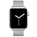 LWCUS for Apple Watch Band, New Milanese Loop Iwatch Band With Classic Buckle, Fancy Apple Watch Accessories for Apple Watch Series 3 Series 2 Series 1, Hermes, Edition, Sports(38MM-Elegant Silver)