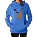 Tstars Women's No Prob Llama Hoodie Funny Llama Graphic Hoodie for Teens and Adults Gift for Her Small California Blue