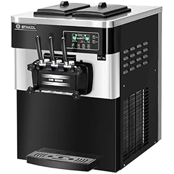 Amazon.com: zinnor Ice Cream máquinas, Comercial Soft Ice ...