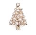 Hosaire Women's Christmas Tree Brooch Pin Rhinestones Pearl Breastpin Broochpin Wedding/Banquet/Bouquet