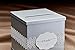 Hayley Cherie - Silver Gift Card Box with Printed Gold Foil Card and White Lace