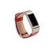 Ldaai Replacement Watch Bands For Fitbit charge 2,Available in Leather,Metal,Stainless Steel accessories(red)