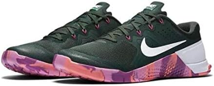 Nike Metcon 2 Amp Amplify Mens Running Training Shoes Pine Green White Crimson