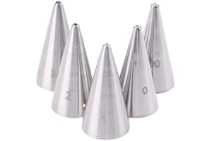 5Pcs Icing Nozzles Set Cake Decorating Piping Cookie Cream Writing Drawing Tip Filament Stainless Steel DIY Baking Tools Supp