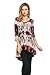 Frumos Womens Tunic Top For Leggings High Low T-Shirts X-Large Burgundy