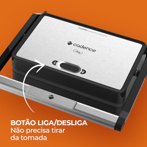 Cadence Grill Elétrico Click, 1200W, GRL200, 127V
