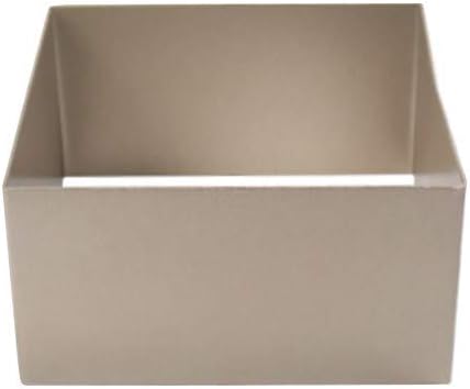 GorNorriss Square Cookie Cutter,Plain Edge Square Cutters,Food Grade Steel Cookies- Stainless Steel Rectangular Molding Forming Layering Cake Pastry Rings- 3 Sizes