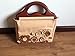 Ownstyle Hollow Out Carve Patterns Wood Purse Handle 2 Pcs