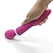 Dual Wand Handheld Massager - 2 Independent Motors, 10 Speed -Therapeutic Muscle Relaxation and Relief for Foot, Back, Shoulders - Waterproof, Cordless, USB Rechargeable, Pink -By O-wOw