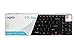 Rapoo E9070 2.4g Wireless Multimedia 5.6mm Ultra Slim Keyboard - Black