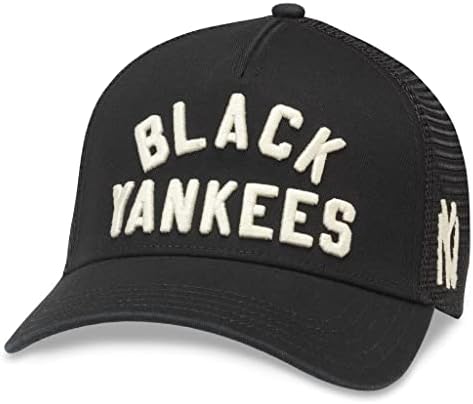NLBM Negro Leagues M41 Baltimore Black Sox Snapcap Cap Black at