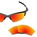 Revant Replacement Lenses for Oakley Half Jacket XLJ sunglasses, UV Protection, Anti-Scratch and Impact Resistant, Polarized Fire Red Mirrored