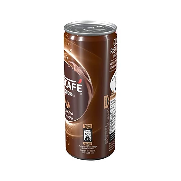 NESCAFÉ Xpress Espresso Macchiato, ready to drink Eiskaffee, 12er Pack (12 x 250ml) – Bild 4
